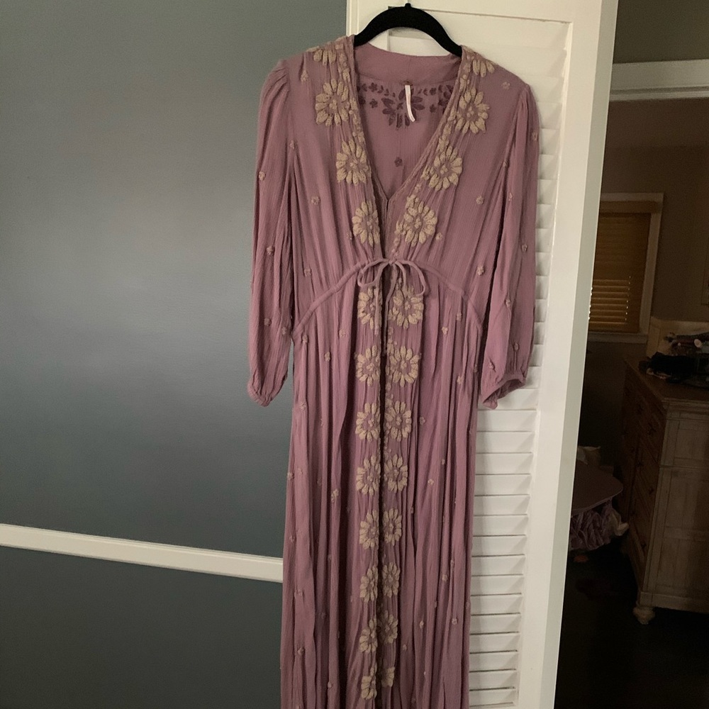 Free People Orchid Fable Midi Dress - Medium